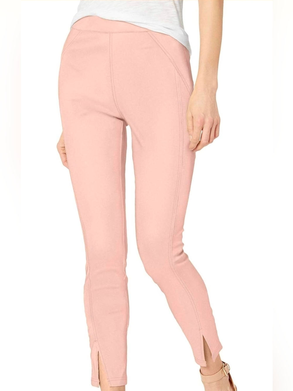 HUE SATEEN SKIMMER BARELY PINK PULL ON  SIZE XL NWT